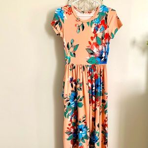 Floor Length Floral Maxi Dress